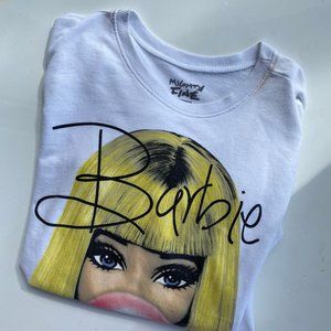 Sold sold Mighty Fine  Barbie White Sweatshirt